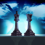 chess-pieces and world